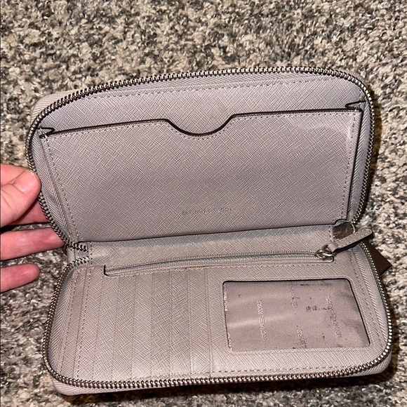 Michael Kors Gray Perforated Wallet - Picture 2 of 2